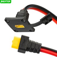 JMUYTOP 3FT 12AWG XT60 Panelmontage-Kabel XT90 Stecker auf Buchse Kabel Hochleistungs-Solargenerator/LiPo-Akku/FPV-Drohnen-Adapter