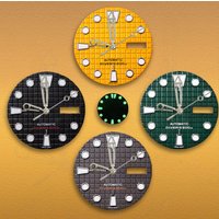 SEI 28.5mm S Logo Dial for NH35NH36 Movement Wafers literally Wafers literally C3Luminous Watch Modification repair Accessories