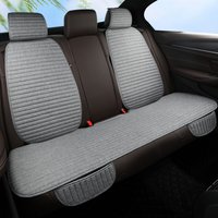 Auto Sitz Abdeckung Flachs Sitz Schützen Kissen Automobil Rückenlehne Kissen Pad Abdeckungen Matte Vier Jahreszeiten Auto Liefert Set
