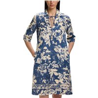 CHCH 2025 Summer Fashion Women Commuting V Neck Dresses Fashion Midi Printed New Lady Straight Dress