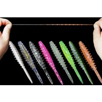 10PCS/lot 37mm 0.2g Fishing Lures Shad Fishing Lure Soft worm Plastics Baits Swimbait Jigging Lure Artificial Baits Root fishing