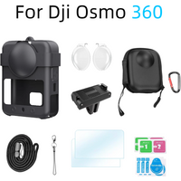 For Dji Osmo 360 Camera Accessory Kit Lens Guard/Silicone Protective Cover/Screen Protectors/Case/Magnetic Adapter Base