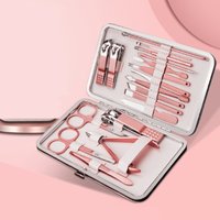 Nagel knipser Anzug 7/Stück Nagels ch neider Nagels chere Falt tasche-Schönheit Maniküre Nagel feile Werkzeug Pediküre Werkzeuge