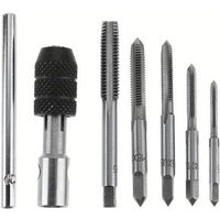 High Quality 6pcs T-type Wrench Drill Set Hand Tapping Tools Machine Screw Thread Tap Twist Bit M3/M4/M5/M6/M8 Tap Set DIY Tool