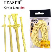 TEASER 70-300LB Braided Kevlar Fishing Line String Strong Hollow Core Assist Line For Boat Binding Jigging Hook Accessories