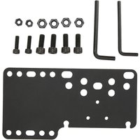 PC USB Handbrake Plate Drift Adapter Board Mount Bracket Plate for 14bit SIM for Racing Games G27 G25 G29 T500 T300 Black