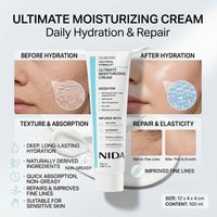 NIDA Daily Moisturizing Cream Natural Plant Extract Anti-Aging Repairing Face Skin Care Lotion for Sensitive Skin Skin Care