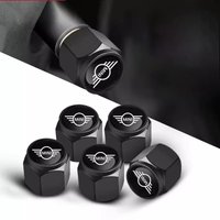 5PCS Car Wheel Tire Valve Cap Tyre Stem Cover Auto Styling Accessories For BMW Mini Cooper One JCW F54 F55 F56 F57 F60 R50 R52