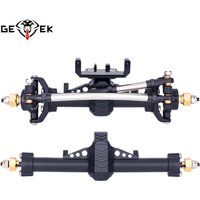 Plastic SCX24 Front Rear Axle Set With Servo Mount for 1/24 RC Crawler Car Axial SCX24 Gladiator Bronco C10 Upgrade Parts