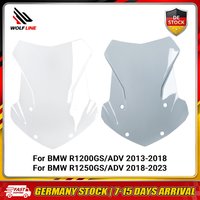 WOLFLINE Windschutzscheibe für BMW R1200GS/ADV 2013-2018 R1250GS/ADV 2018-2023 Langlebiger Windschutz für den täglichen Pendelverkehr und Cross-Country-Motorradtouren