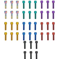 Stem Bolts Stem Screw Bicycle Parts Bike Accessories Black/red/blue/green Stainless Steel For Mountain Road Bike High Quality