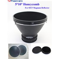 Powerwin New 5° 10° Degree Honeycomb Set for Profoto OCF Magnum Reflector Aluminum Diffuser Grid with Fasteners Case