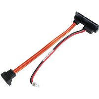 90 Degree Right Angle 7+15 Pin 22Pin SATA Data 2Pin Power Cable for Computer Mini PC Host Case ITX Motherboard SSD HDD Hard Disk