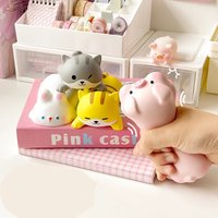 Cartoon Cat Wrist Rest, Soft Silicone Ergonomic Mouse Wrist Support Pad, Comfort Anti Fatigue Wrist Cushion for Office Laptop