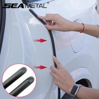 SEAMETAL 1.2m Car C-Pillar Sealing Strip Rubber Car Door Edge Weatherstrip Waterproof Sound Insulation Self-Adhesive Seal Strips