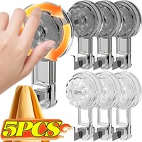 Nail-free Vacuum Hooks Powerful Suction Cup Reusable Storage Hook Heavy Duty Bathroom Kitchen Hanger Traceless Clothes Wall Hook