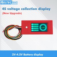 4S voltage collection display screen with protective case voltage tester new for 4s Lifepo4 /Lipo/LTO Battery bms/balancer