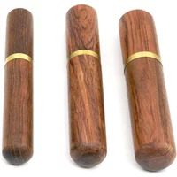 Rosewood Cigar Tube Humidor Box Case Cigar Moisturizing Tube Humidor Humidity Solid Wooden Cigar Storage Box Tube Case