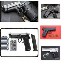 Vintage Pistol Metal Tin Sign, Decorative Wall Art for Bar, Man Cave & Garage, Retro Gun Themed Decor Plaque
