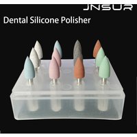 JNSUR 12pcs/box Dentistry Composite Polishing Kit For Low-Speed Handpiece Teeth Polisher Silicone Dentists Goods Tools lab