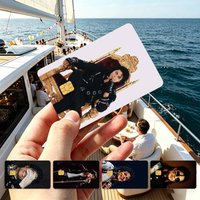Michael Jackson Tinplate Credit Card HD Stickers Small Chip Waterproof Sticker Game Card Decal Gift
