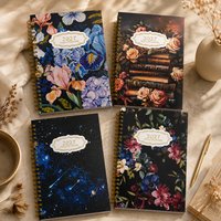 2027 Floral Art Spiral Planner, Vintage Oil Painting Cover Monthly Weekly Daily Organizer Notebook for Work Study Gift