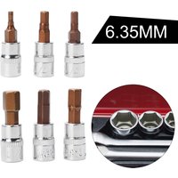 1Pc 1/4" Drive Hex Bit Socket Set Allens Keys Ratchet Drive Adapter Socket Wrench Car Hand Tools H3 H4 H5 H6 H7 H8 Hand Tools"