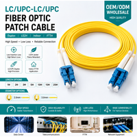 Fiber Optic Patch Cable LC/UPC-LC/UPC 1M/2M/3M/5M/10M/15M/20M 2.0/3.0mm LSZH Indoor FTTH Duplex Mode Extension Cable Wholesale
