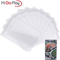 100pcs Resealable Protective Manual Insert Bags Plastic Sleeves for Super Famicom SFC Cartridge Game Pouch Instructions Bag