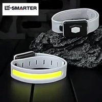 AliExpress ESMARTER COB LED Armband Light 500LM 350mAh Sport Night Running Warning Arm Leg Wristband USB Rechargeable IPX4 Waterproof for Sports