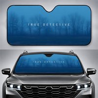Series T-True D-Detective Sun Visor Car Windshield Sunshade UV Block Heat Insulation Cooling Easy Install Portable Foldable
