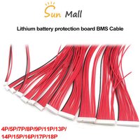 3S~17S BMS Balance Cable Lithium Battery Protection Board Connection Wire PIN 4P 5P 7P 8P 9P 11P 14P 15P 17PIN