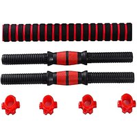 Dumbbell Bar with Barbell Buckle Barbell Bar Threaded Dumbbell Handles Powerlifting Fitness Equipment for Home Gym Accessories
