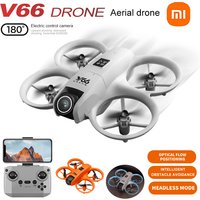 V66 Drone Wifi Fpv drones with camera hd 4k remote control obstacle avoidance helicopter Plane Pocket RC Quadcopter boys Toys