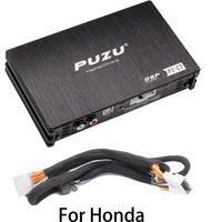 PUZU PZ-C7 wiring harness 4X150W Car DSP Amplifier Car Radio Sound Upgrade Digital Audio Signal Processor For Honda