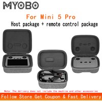 MYOBO For DJI Mini 5 Pro Case Storage Bag Controller Hard Shell for DJI Mini 5Pro Drone RC 2 Controller Kit Accessories