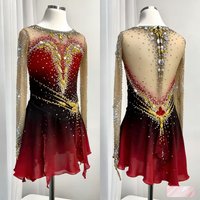 Figure Skating Costumes Customized Competition ice skating dress Girls woman