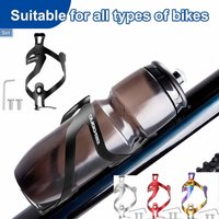 Bicycle Water Bottle Holder Lightweight Alloy Universal Bike Bottle Cage Bicycle Cup Holder with Screws