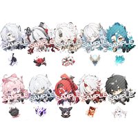Game Wuthering Waves Keychain Jinhsi Jiyan Scar Rover Geshulin Cosplay Costumes Anime Key Chain Keychain Accessories Pendant