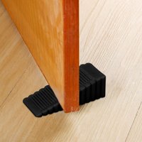 Shock Absorbent Door Stop Stoppers Safety Plastic Block Wedge Doorstops Home Door Rear Retainer Anti-collision Stoping