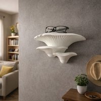 Display Storage Rack 3D Printed Small Mushroom Stand Plastic Space-Saving Mushroom Shelf Wall-Mounted Storage Rack Office Desk