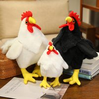 20/35cm Cute Plush Toy Big Rooster Kawaii Stuffed Plush Toy Realistic Rooster Toy Perfect Birthday Gift For Kids