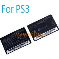 1000pcs For PS3 Replacement Handle Wireless Controller Back Label Housing Shell Sticker