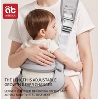 Baby Carrier Kids Waist Stool with Waist Protection Baby Strap Adjustable Front Holding Type Big Baby Carrier