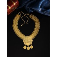 Arab Lady's Body Jewelry Necklace, Coin-Shaped, Turkish Bride's Wedding Jewelry Body Chain