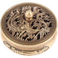 Unique Hollow Lotus Stove Durable Incense Stick Burner Three Legged Copper Furnace Mini Lotus Seed Aromatherapy Stove
