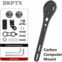 BKPTX CM-01 Carbon Computer Mount Holder For Garmin/Bryton/Camera Road Bike Integrated Handlebar 3K Bicycle Accessories