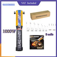 1000 W magnetisches Induktionsheizungsset 110 V 220 V Automotive 1000 W flammenlose Wärmeinduktionsheizmaschine 8 Spulen Autoreparaturwerkzeug