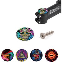 Aluminium Alloy Bike Headset Top Cap Earphone cover Road MTB Bicycle Stem Top Bowl Cover 31.8mm