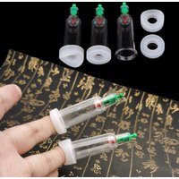 Silicone Cupping Massage Health B7 Cans Vacuum Cupping Chinese Medicine Ventosa Terapia Plastic Cup Finger Small Gas